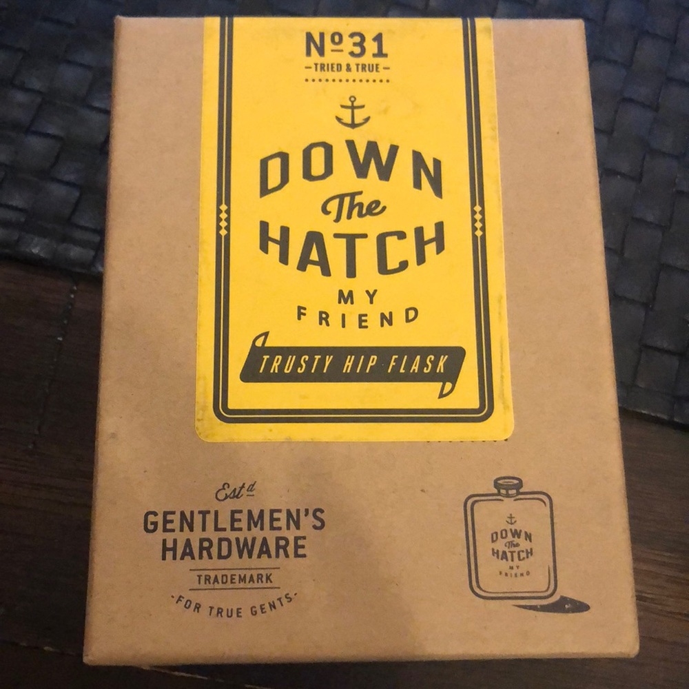 Down the Hatch Hip Flask